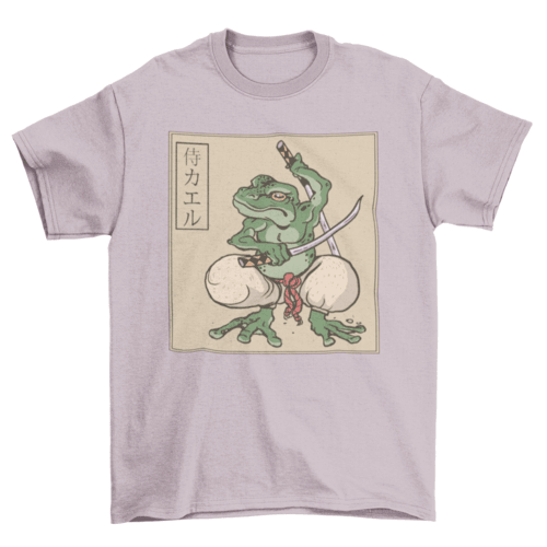 Samurai frog t-shirt