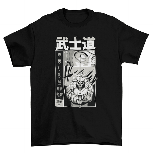 Samurai and man t-shirt