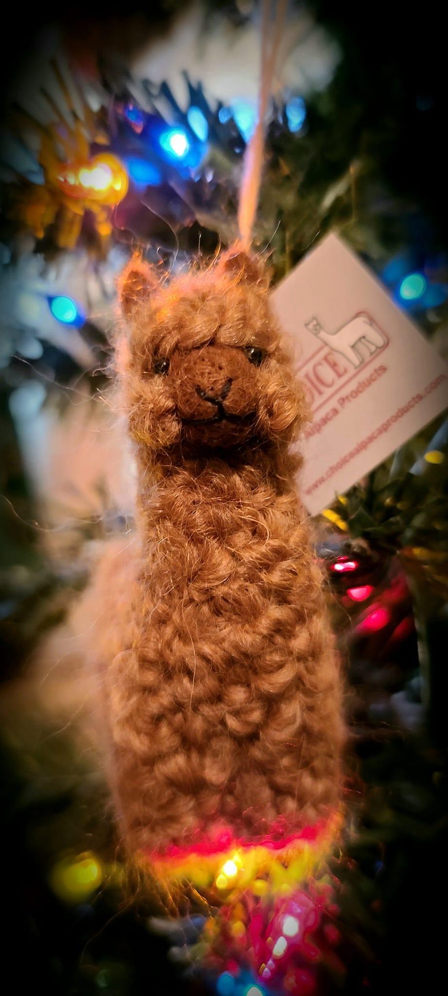 Alpacadorable Hand Made Baby Alpaca Ornaments - MaxwellVerBeek.com