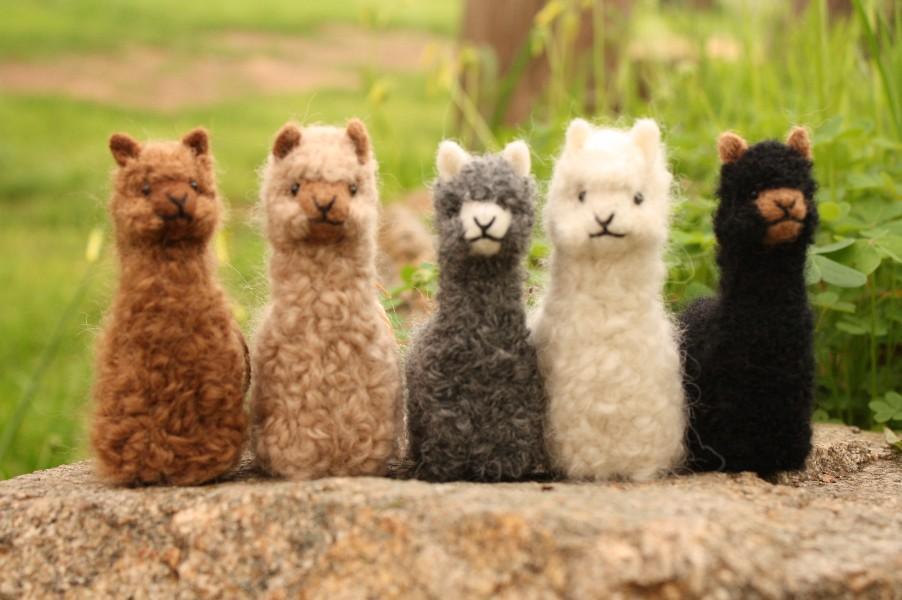 Alpacadorable Hand Made Baby Alpaca Ornaments - MaxwellVerBeek.com