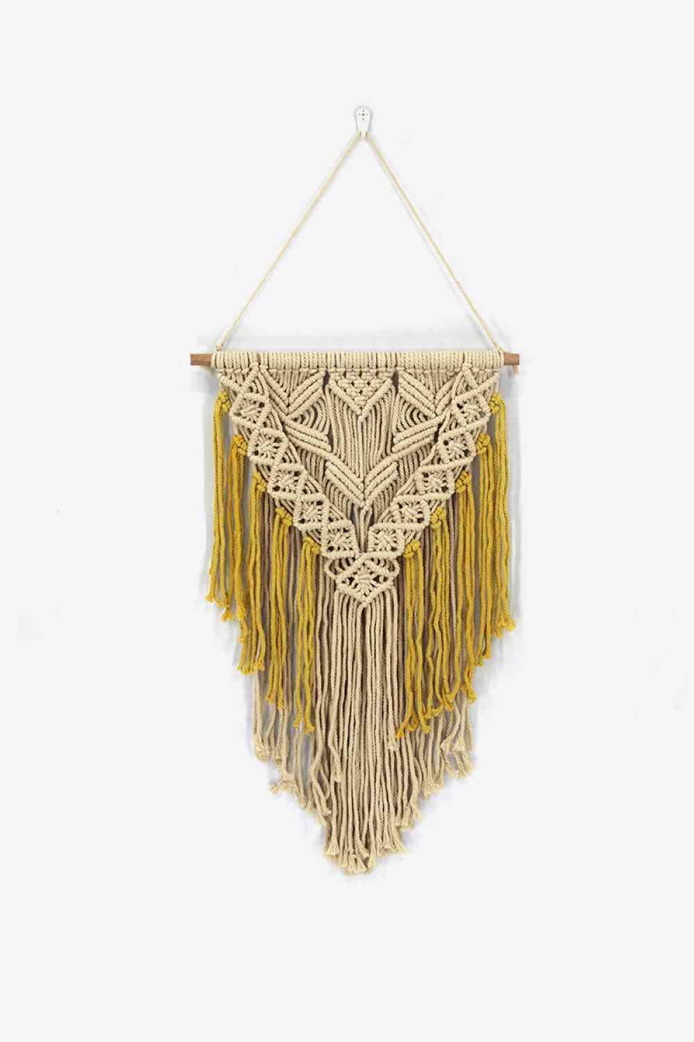 Contrast Fringe Macrame Wall Hanging - MaxwellVerBeek.com