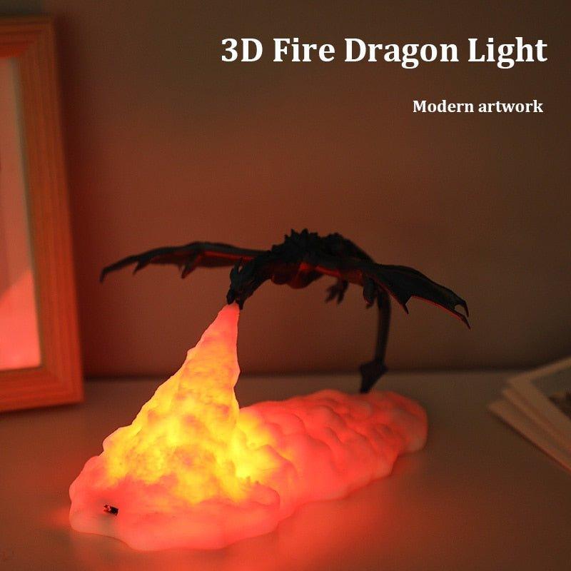 3D Printed Dragon LED Lamp - MaxwellVerBeek.com