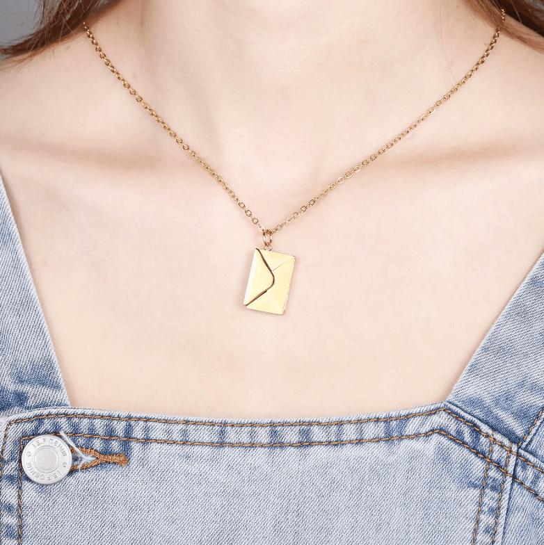 Envelope Memory Necklace - MaxwellVerBeek.com