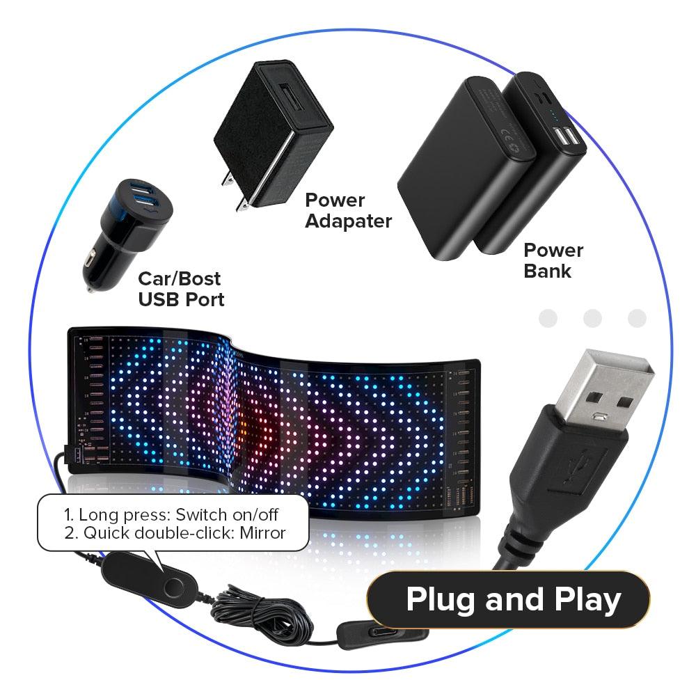 LED Matrix Pixel Panel Bluetooth