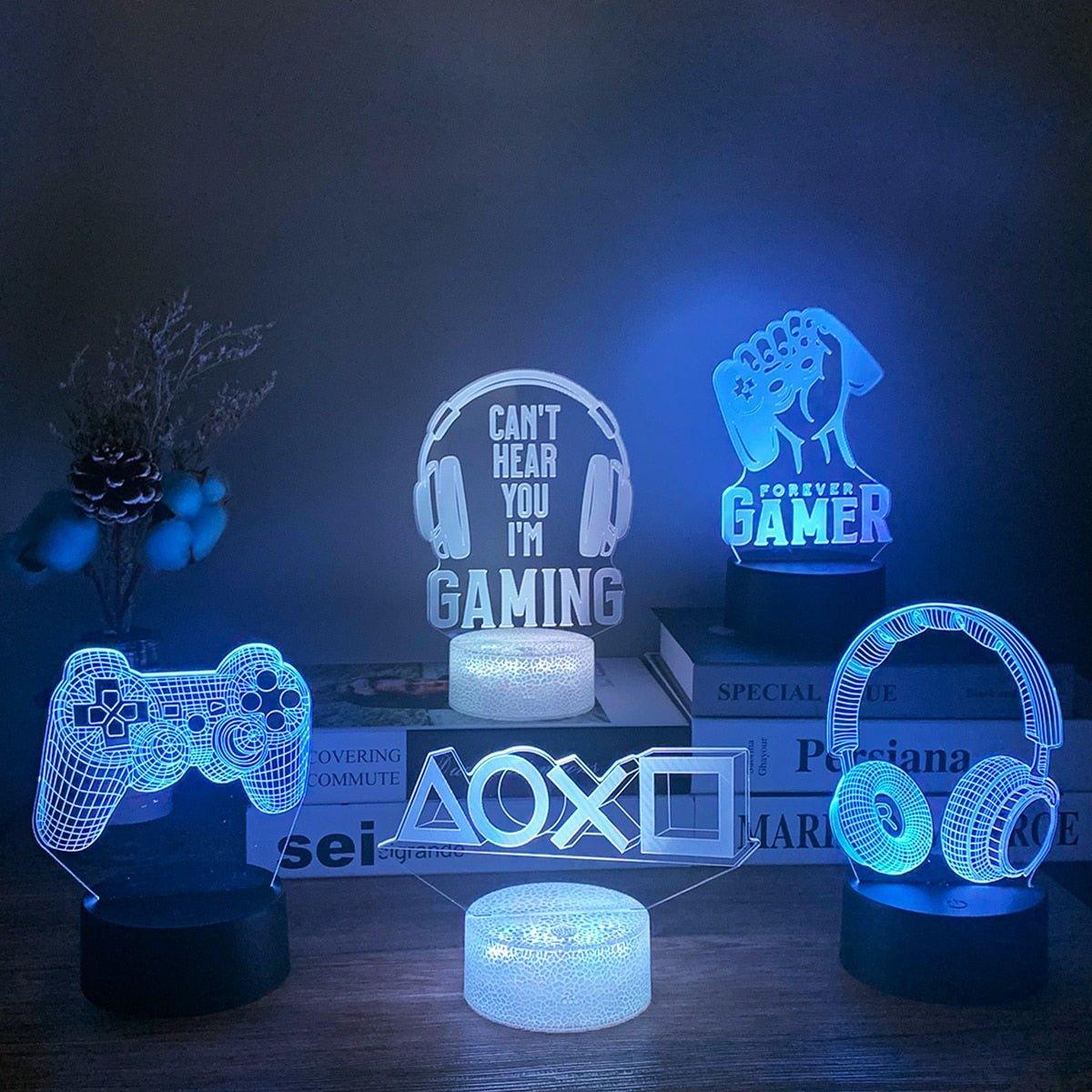 3D LED Gaming Setup RGB Lamp - MaxwellVerBeek.com