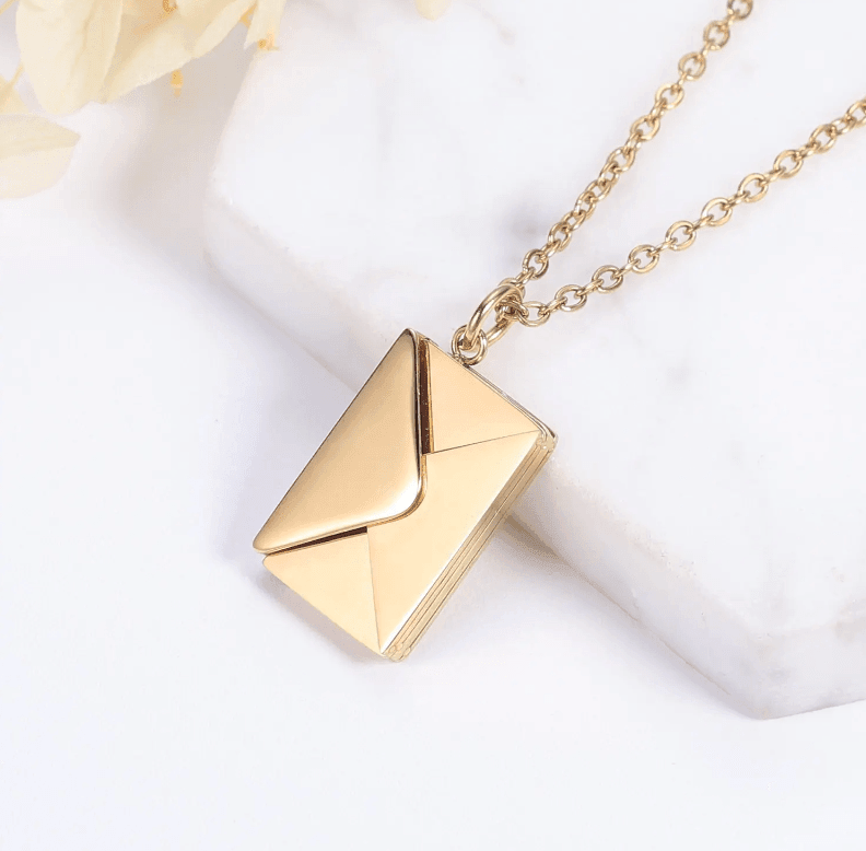 Envelope Memory Necklace - MaxwellVerBeek.com