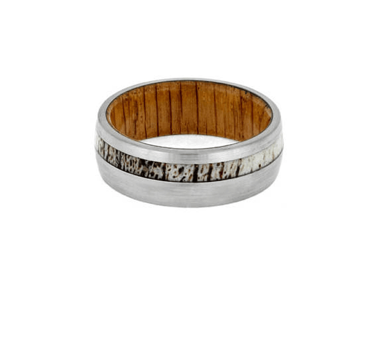 Antler and Whiskey Barrel Ring - MaxwellVerBeek.com