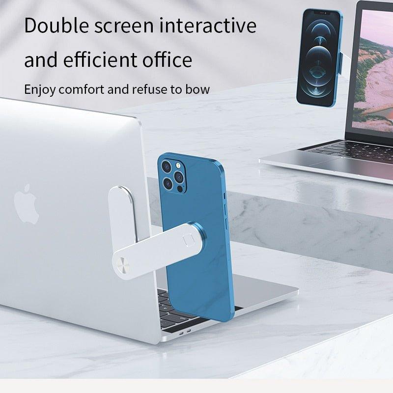 Aluminum Alloy Magnetic Phone Laptop Bracket - MaxwellVerBeek.com