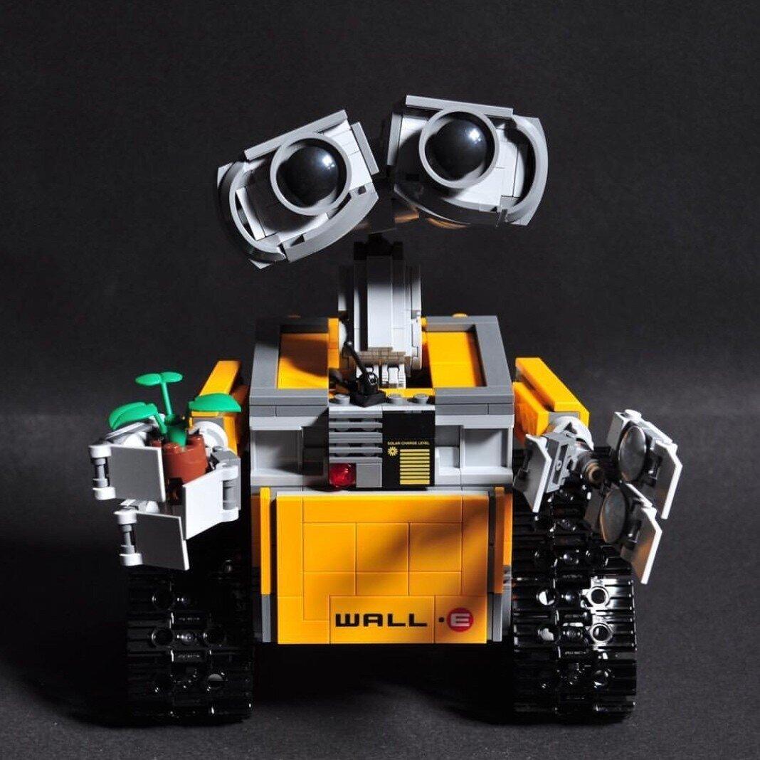 Disney Walle Movie 687pcs WALL.E Eva Robot MOC DIY Model Building - MaxwellVerBeek.com