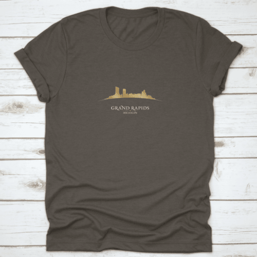 Grand Rapids Michigan City Skyline Silhouette Vector Illustration - MaxwellVerBeek.com