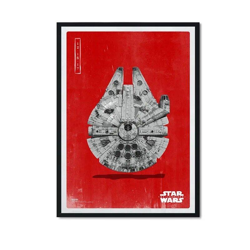 Disney Canvas Art Paintings Star Wars The Force Awakens Cartoon Movie - MaxwellVerBeek.com