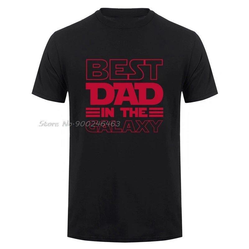 Best Dad In The Galaxy T-Shirt Funny Fathers Day Present Birthday - MaxwellVerBeek.com