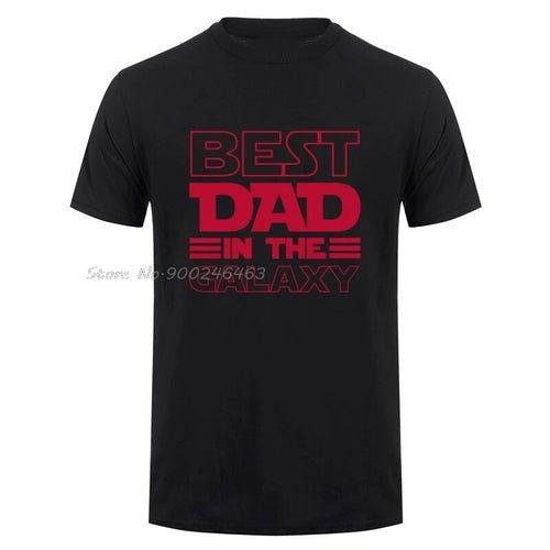 Best Dad In The Galaxy T-Shirt Funny Fathers Day Present Birthday - MaxwellVerBeek.com