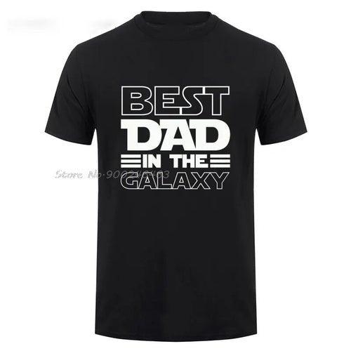 Best Dad In The Galaxy T-Shirt Funny Fathers Day Present Birthday - MaxwellVerBeek.com