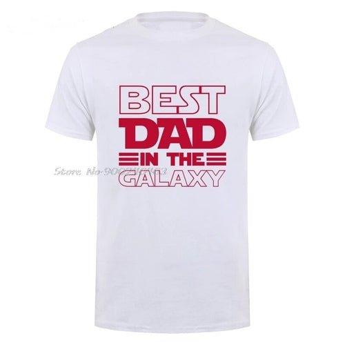 Best Dad In The Galaxy T-Shirt Funny Fathers Day Present Birthday - MaxwellVerBeek.com