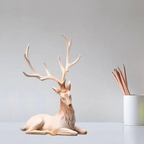 Deer Decoration Black Reindeer Ornaments for Shelf Living Room Craft - MaxwellVerBeek.com