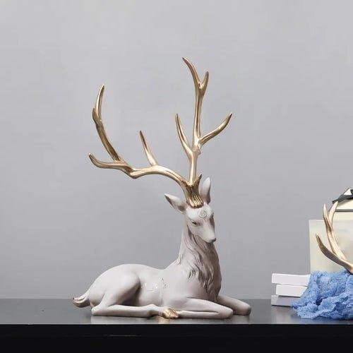 Deer Decoration Black Reindeer Ornaments for Shelf Living Room Craft - MaxwellVerBeek.com