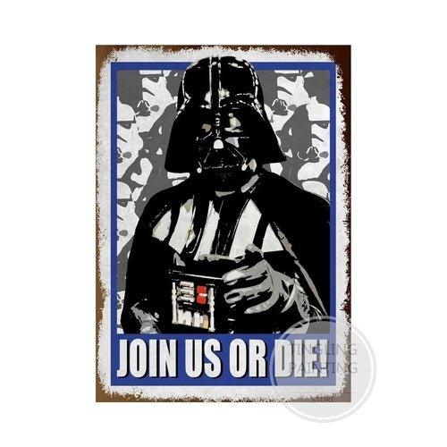 Disney Star Wars Retro Movie Metal Tin Sign - MaxwellVerBeek.com