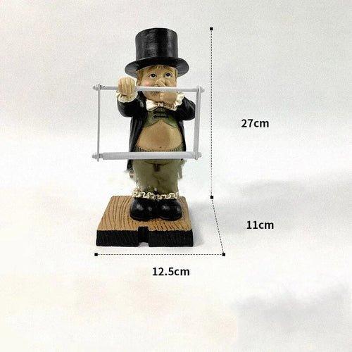 Creative Toilet Paper Holder Statue Funny Decorative Resin Figure Cute - MaxwellVerBeek.com