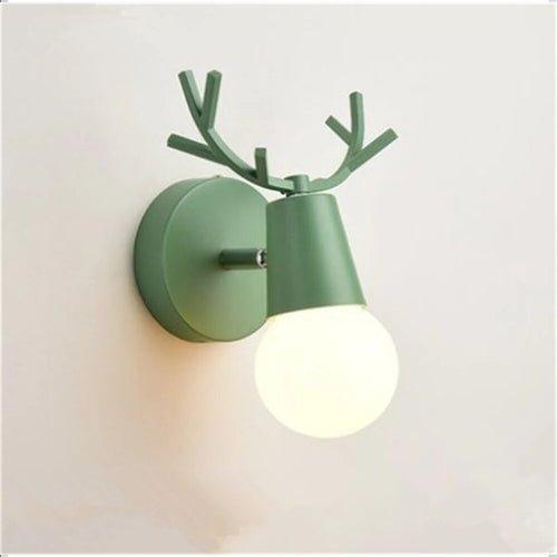 1/2PCS Nordic Deer Head 7 Colors Wall Lamp Led Modern Minimalist - MaxwellVerBeek.com