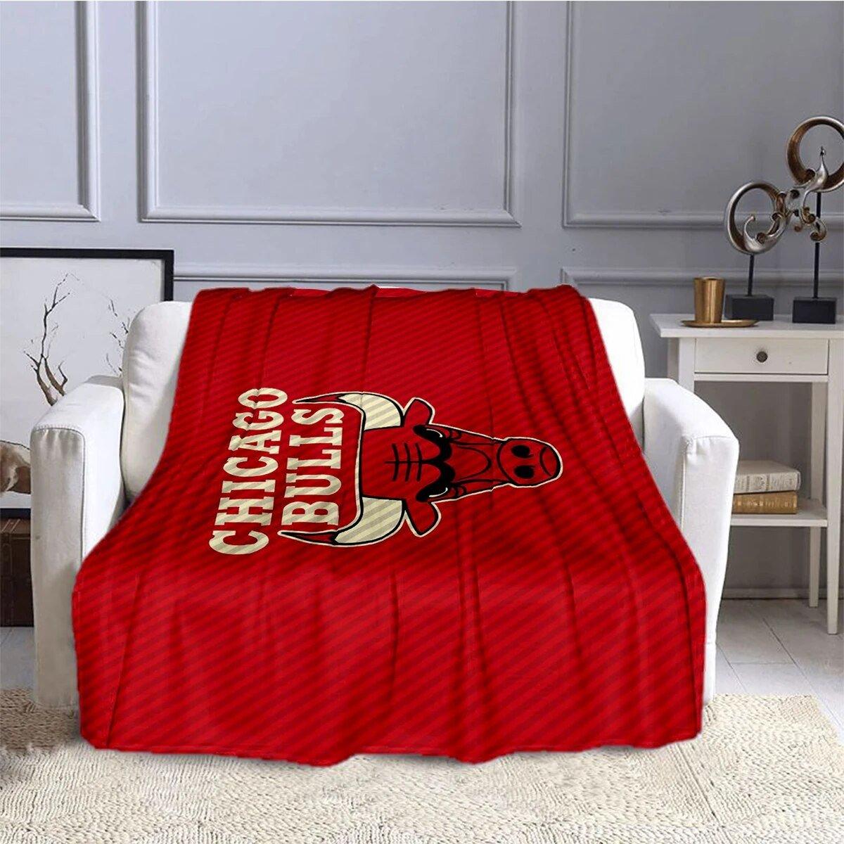 Basketball Logo Cartoon Blanket - MaxwellVerBeek.com