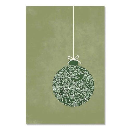 Christmas Tree Garland Snowman Wall Art Canvas Painting Nordic Posters - MaxwellVerBeek.com