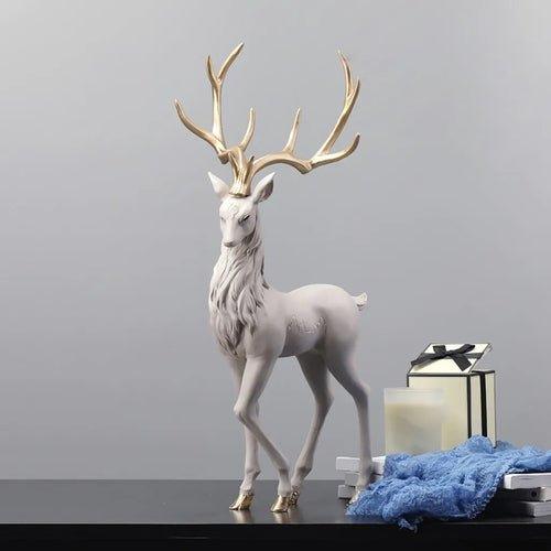 Deer Decoration Black Reindeer Ornaments for Shelf Living Room Craft - MaxwellVerBeek.com