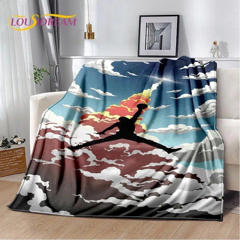 3D Creative Basketball printed Soft Plush Blanket, Flannel Blanket - MaxwellVerBeek.com