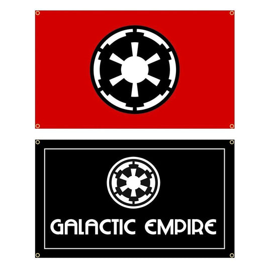 FLAGLAND Galactic Empire Flag 90x150cm Red - MaxwellVerBeek.com