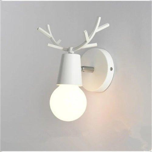 1/2PCS Nordic Deer Head 7 Colors Wall Lamp Led Modern Minimalist - MaxwellVerBeek.com