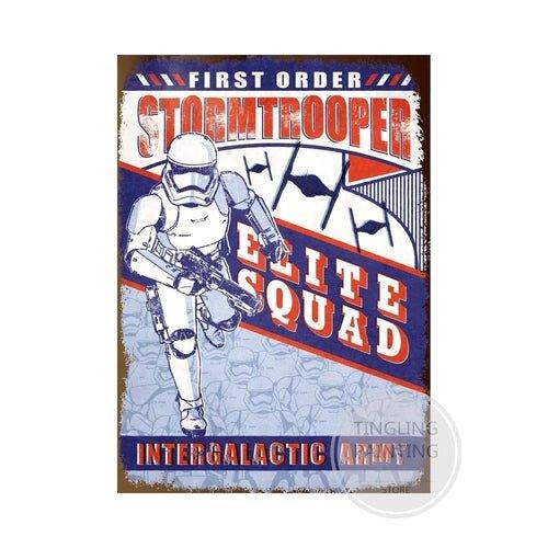 Disney Star Wars Retro Movie Metal Tin Sign - MaxwellVerBeek.com