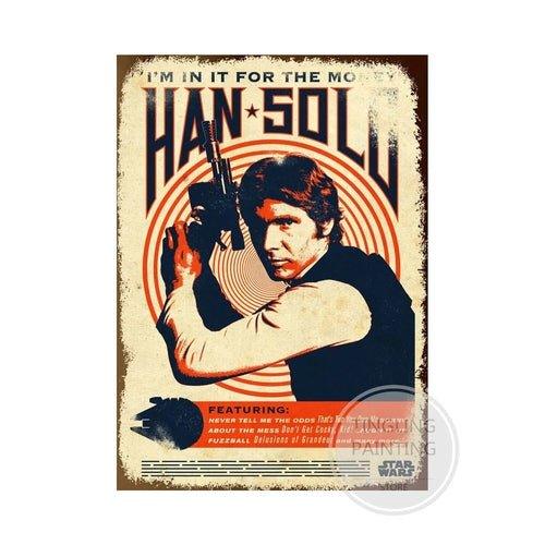 Disney Star Wars Retro Movie Metal Tin Sign - MaxwellVerBeek.com