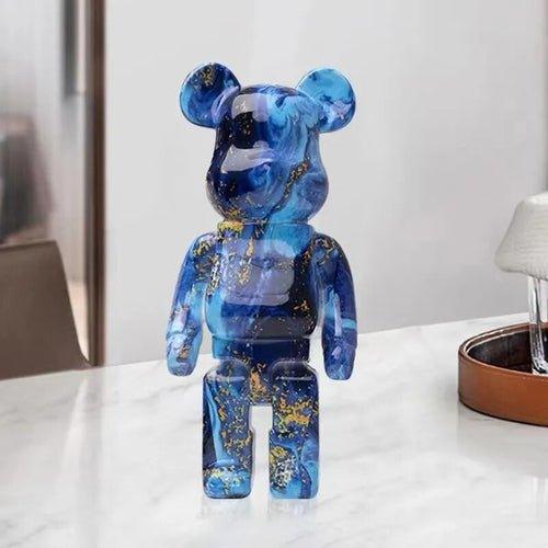 Graffiti Bear Figurine Home Decoration Animal Statue Storage 27cm - MaxwellVerBeek.com