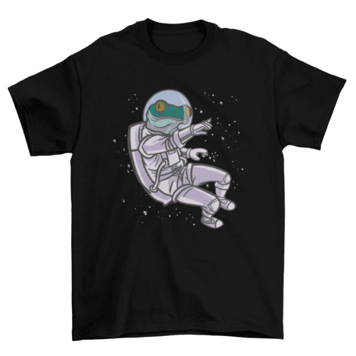 Frog in space t-shirt - MaxwellVerBeek.com