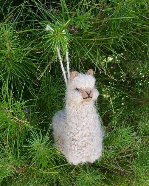 Alpacadorable Hand Made Baby Alpaca Ornaments - MaxwellVerBeek.com