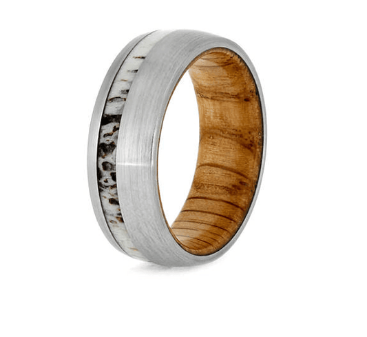 Antler and Whiskey Barrel Ring - MaxwellVerBeek.com