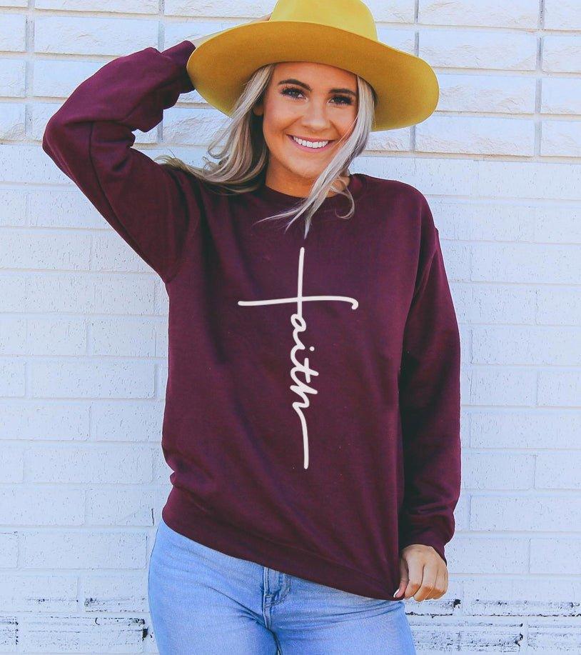 Faith Sweatshirt - MaxwellVerBeek.com