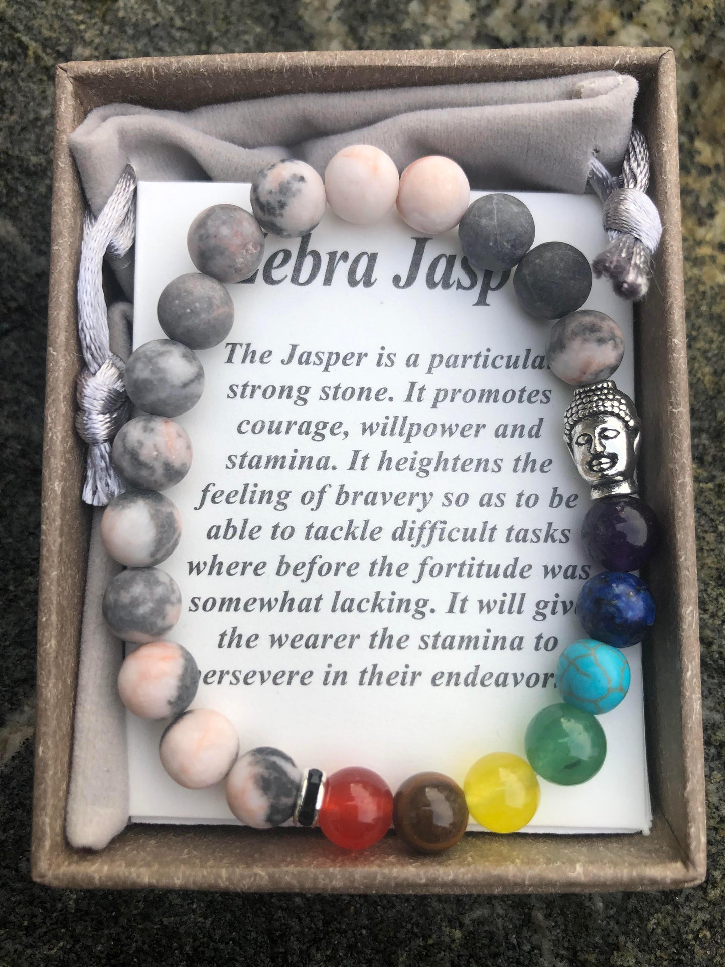 Zebra Jasper Stone Bracelet