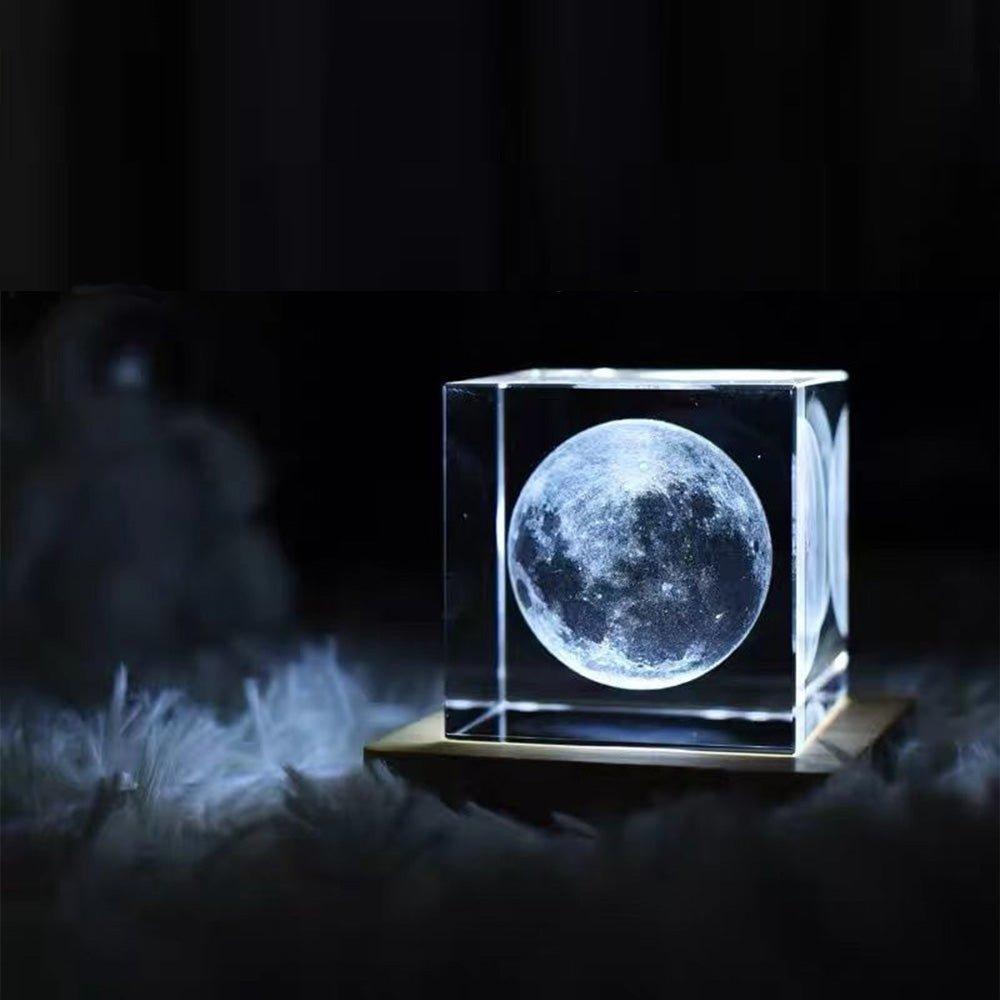 3D Moon Cube LED Light - MaxwellVerBeek.com