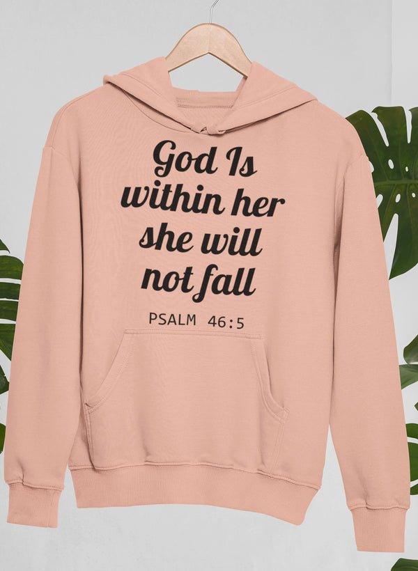 God Is Within Her She Will Not Fall Hoodie - MaxwellVerBeek.com