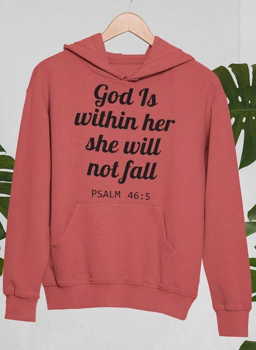 God Is Within Her She Will Not Fall Hoodie - MaxwellVerBeek.com